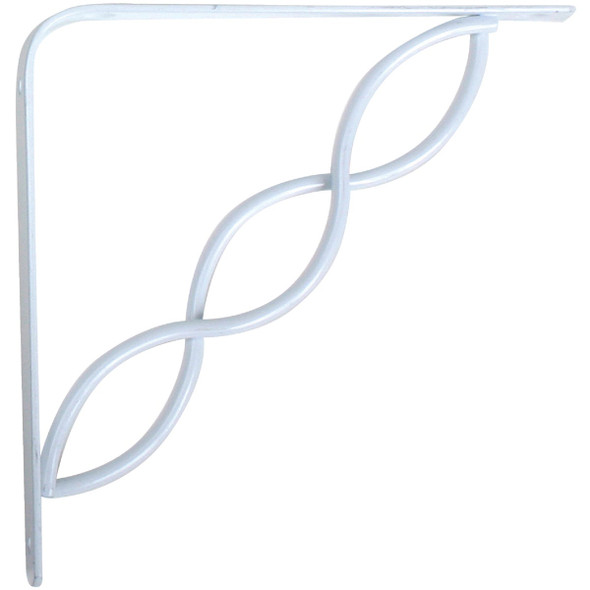 Knape & Vogt 200 Series Concord 6 In. White Steel Shelf Bracket 200C WH 6