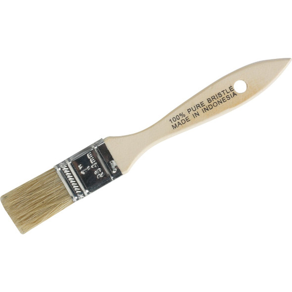 1 In. Flat Chip Natural Bristle Paint Brush CB-10