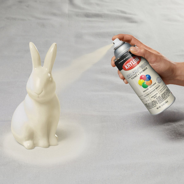 Krylon ColorMaxx 12 Oz. Gloss Spray Paint, Dover White K05516007 794570