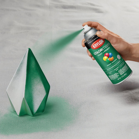 Krylon ColorMaxx 12 Oz. Gloss Spray Paint, Emerald Green K05517007 785020