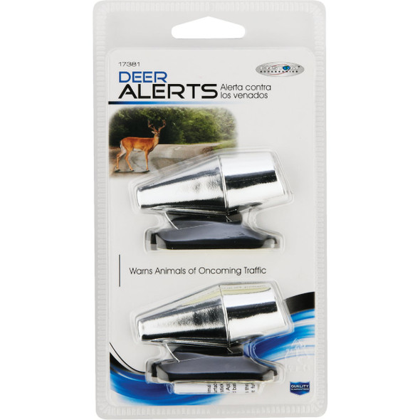 Custom Accessories Chrome Deer Alert (2-Pack) 17381 570060