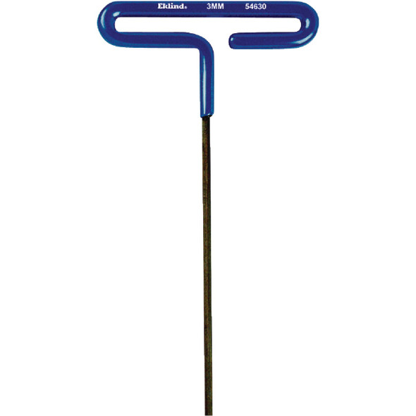 Eklind Metric 3 mm 6 In. Cushion-Grip Series T-Handle Hex Key 54630