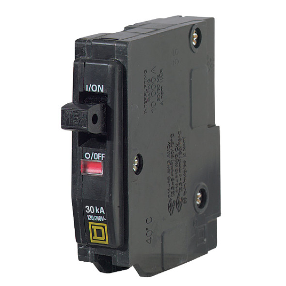 Square D QO 30A Single-Pole Standard Trip Circuit Breaker QO130CP
