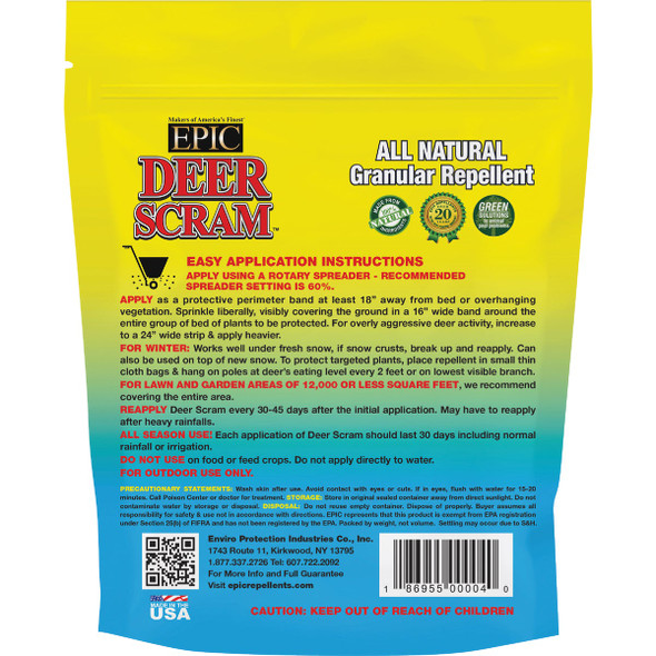 Deer Scram 2 Lb. Granular Organic Deer Repellent