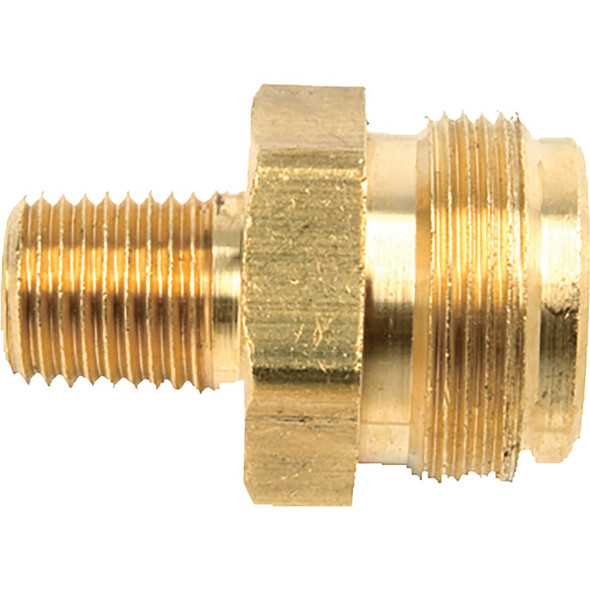 MR. HEATER 1 In.-20 MTCT x 1/4 In. MPT Brass LP Cylinder Adapter F273755 MR. HEATER 1 In.-20 MTCT x 1/4 In. MPT Brass LP Cylinder Adapter F273755