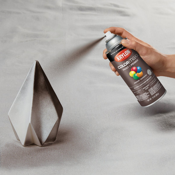 Krylon ColorMaxx 12 Oz. Gloss Spray Paint, Leather Brown K05527007 774219