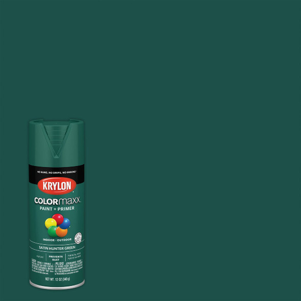 Krylon ColorMaxx 12 Oz. Gloss Spray Paint, Hunter Green K05523007