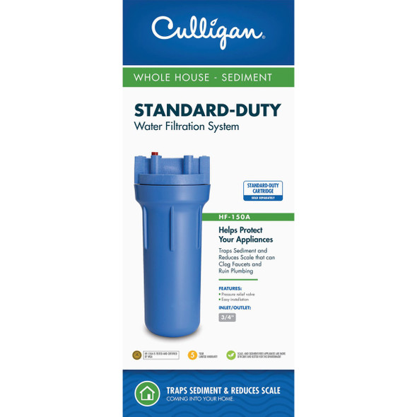 Culligan 3-4 In. Whole House Sediment Water Filter HF150A 432717