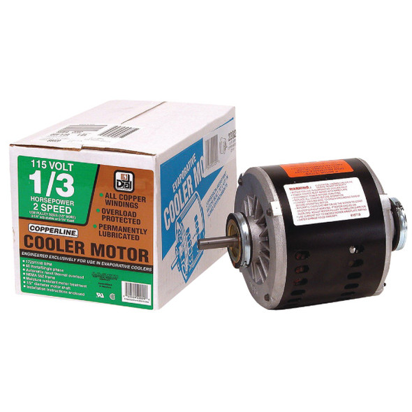 Dial 1/3 HP 2-Speed Residential Replacement Cooler Motor 2202 Dial 1/3 HP 2-Speed Residential Replacement Cooler Motor 2202