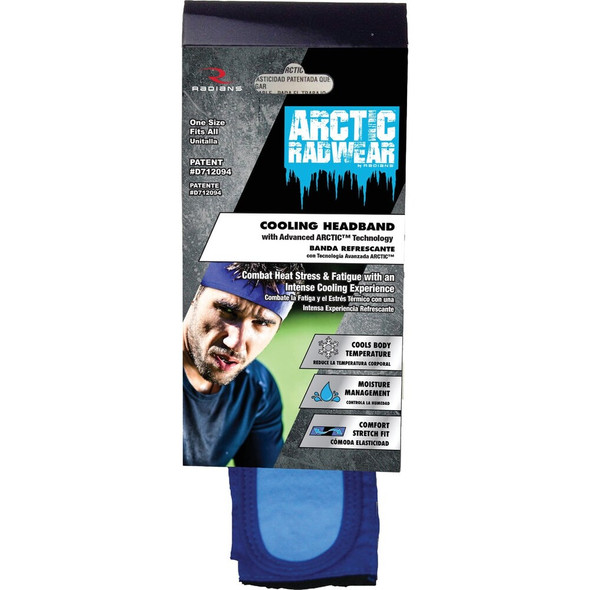Radians Arctic Radwear Solid Blue Cooling Headband RCS105 806838