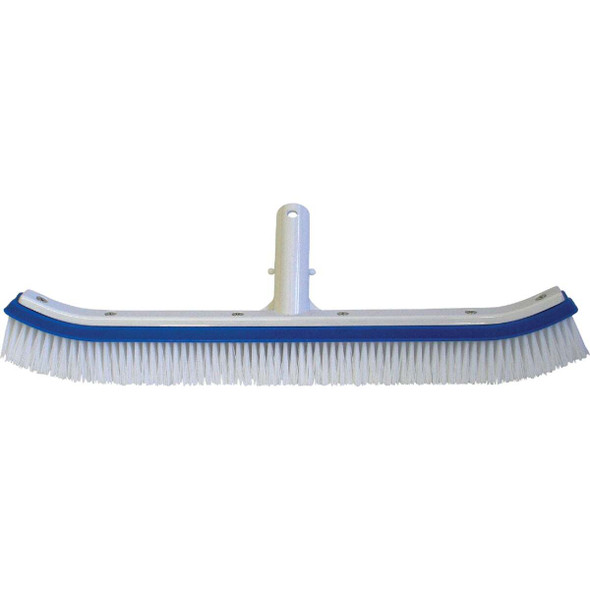 Jed Pool 18 In. L. Polypropylene Bristles Aluminum Back Curved Wall Brush 70-262