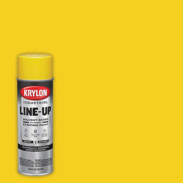 Krylon Industrial 8301 SB Highway Yellow Striping Paint K00830108