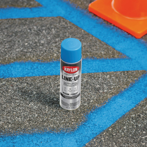 Krylon Industrial 8302 SB Accessibility Blue Striping Paint Krylon Industrial 8302 SB Accessibility Blue Striping Paint