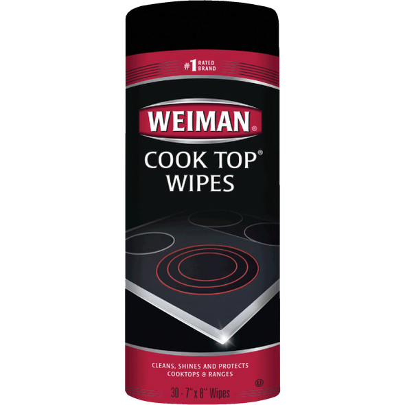 Weiman 7 In. x 8 In. Cook Top Cleaning Wipe (30 Count) 90