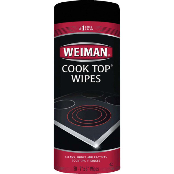 Weiman 7 In. x 8 In. Cook Top Cleaning Wipe (30 Count) 90
