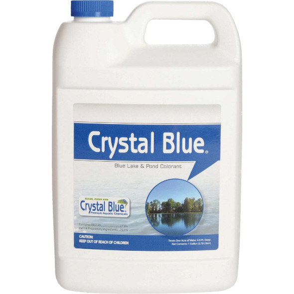 Crystal Blue 1 Gal. 1-Acre Blue Lake & Pond Colorant 00111