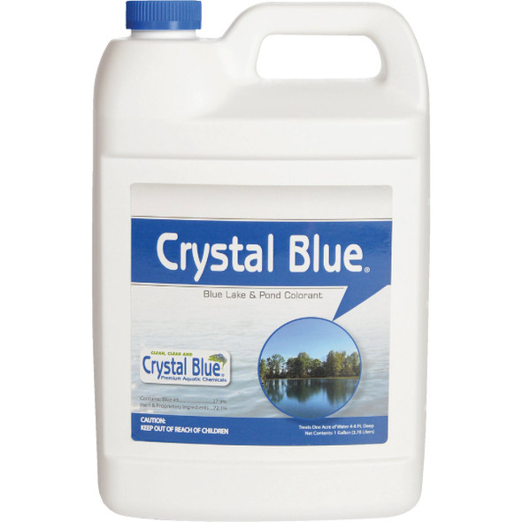 Crystal Blue 1 Gal. 1-Acre Blue Lake & Pond Colorant 00111