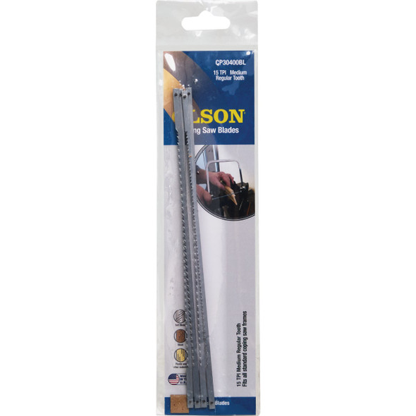 Olson 6-1/2 In. 15 TPI Coping Saw Blade (4-Pack) CP30400