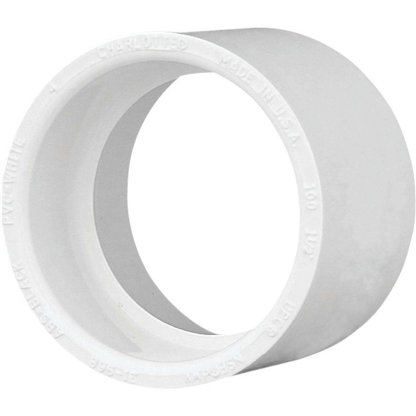 Charlotte Pipe 1-1/2 In. Hub Schedule 40 DWV PVC Coupling PVC 00100  0800HA