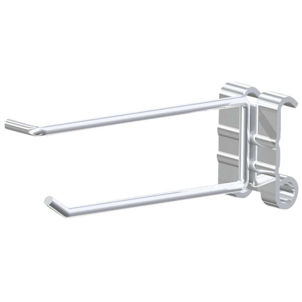 Siffron 6 In. Metal 1-Piece Curl Back Crossbar Peg Hook 7144301000