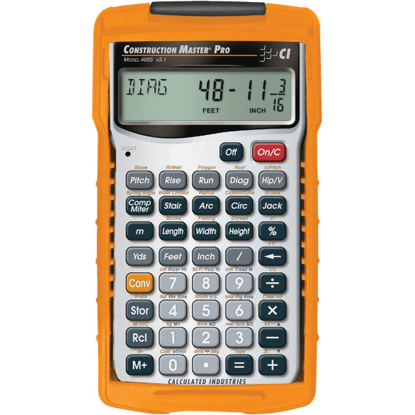 Calculated Industries Construction Master Pro Project Calculator 4065