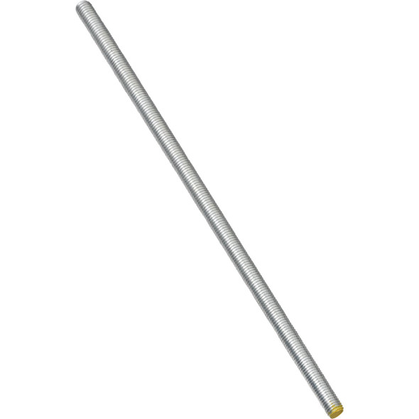 Hillman Steelworks 3/8 In. x 3 Ft. Steel Threaded Rod Hillman Steelworks 3/8 In. x 3 Ft. Steel Threaded Rod