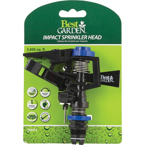 Best Garden Poly 85 Ft. Dia. Impulse Sprinkler Head JR701 700573