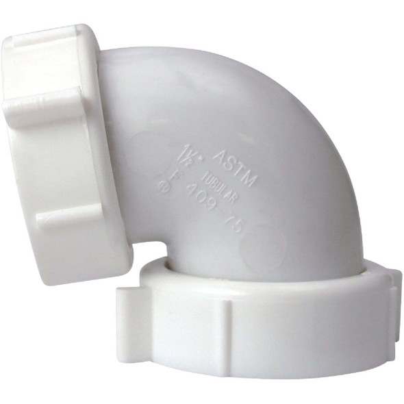 Do it Best 1-1/2 In. White Polypropylene 90 Degree Outlet Elbow DIB66-10W