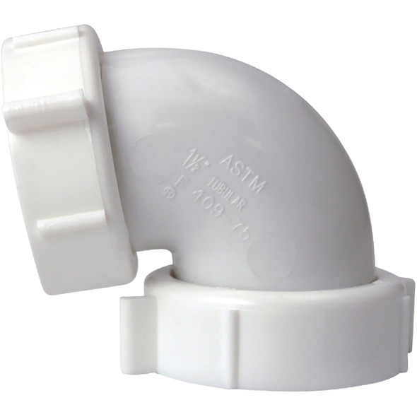 Do it Best 1-1/2 In. White Polypropylene 90 Degree Outlet Elbow DIB66-10W