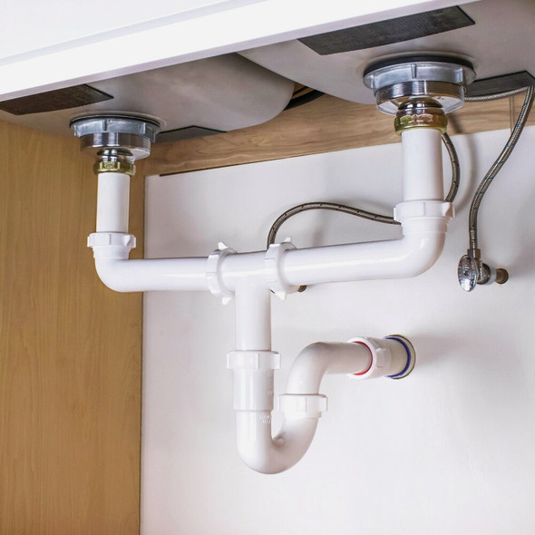 Do it Best 1-1-2 In. White Polypropylene Center Outlet Tee DIB66-7W 403218