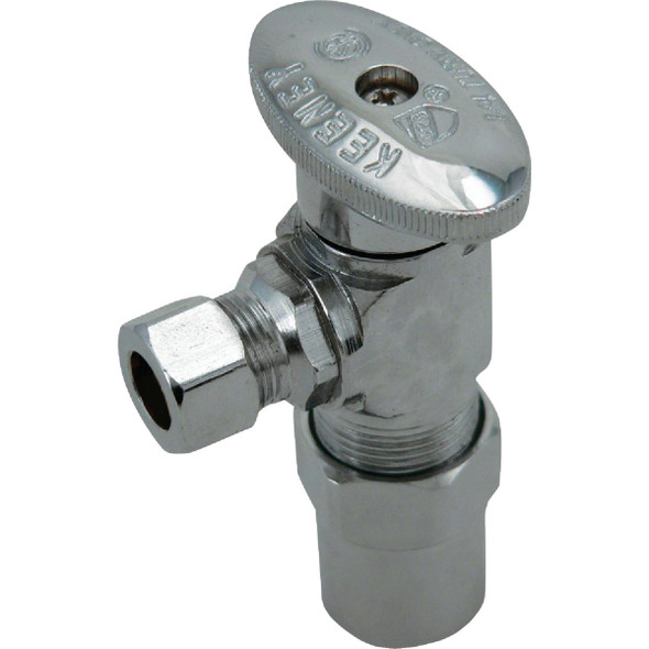 Do it Best 1/2 In. CPVC x 3/8 In. Compression Quarter Turn Angle Valve B32-1PCLF