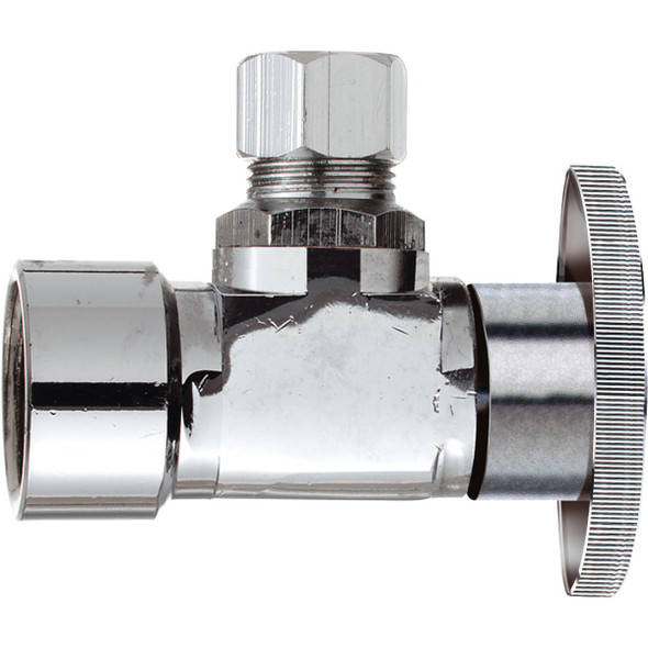 Do it Best 3/8 In. FIP x 3/8 In. OD Quarter Turn Angle Valve DIB50PCLF