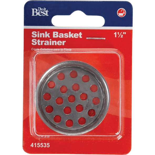 Do it 1-1-2 In. Chrome Removable Sink Strainer Cup  415535 415535