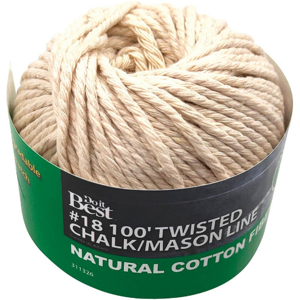 Do it Best 100 Ft. Twisted Cotton Chalk Line 311326 311326