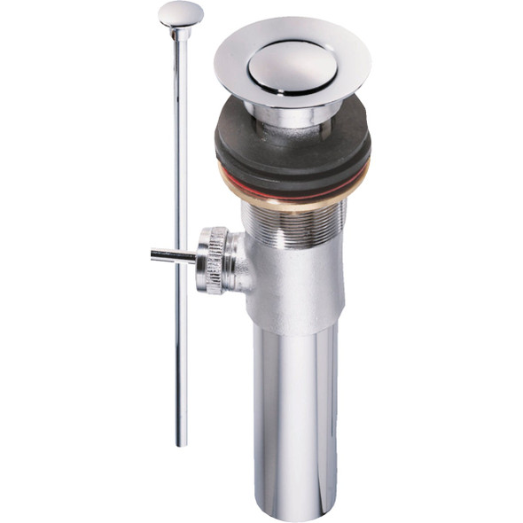 Do it Best 1-1/4 In. Polished Chrome Brass Pop-Up Assembly DIB820-77