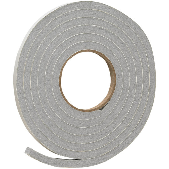 Do it 1/2 In. W x 3/8 In. T x 10 Ft. L Gray Vinyl Foam Weatherstrip Tape V445HDI
