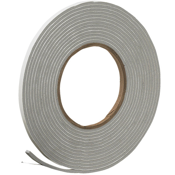 Do it 1/4 In. W x 1/8 In. T x 17 Ft. L Gray Vinyl Foam Weatherstrip Tape V442HDI