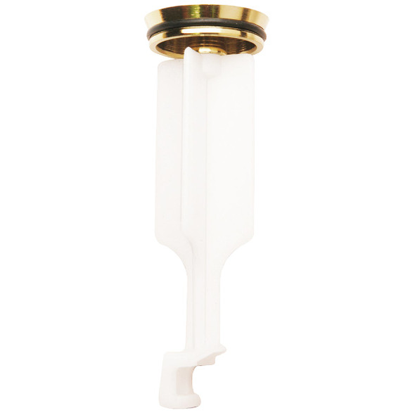Do it Best 4.09 In. x 1.23 In. Polished Brass Pop-Up Drain Stopper B820-80PB