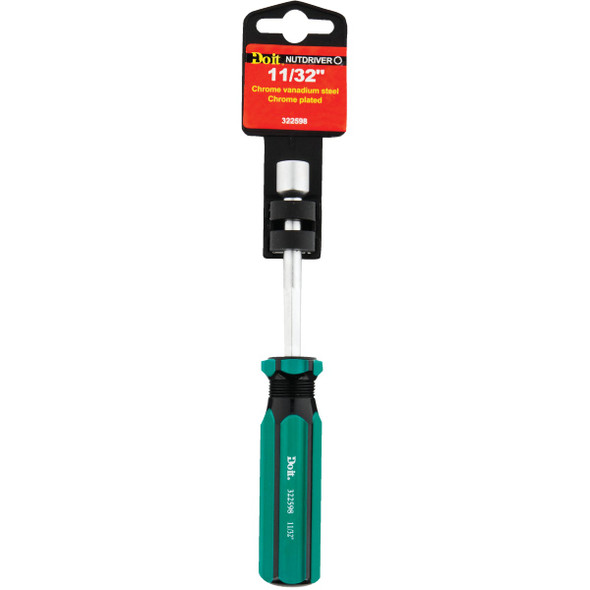 Do it Standard 11/32 In. Nut Driver with 3 In. Solid Shank Do it Standard 11/32 In. Nut Driver with 3 In. Solid Shank
