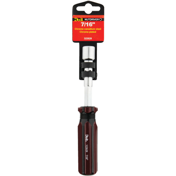 Do it Standard 7/16 In. Nut Driver with 3 In. Solid Shank Do it Standard 7/16 In. Nut Driver with 3 In. Solid Shank