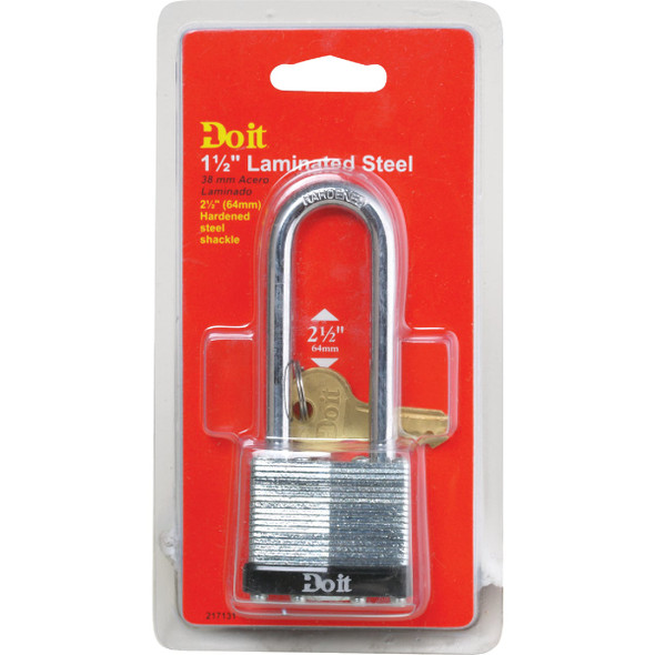 Do it Laminated Steel 1-1/2" Pin Tumbler Padlock