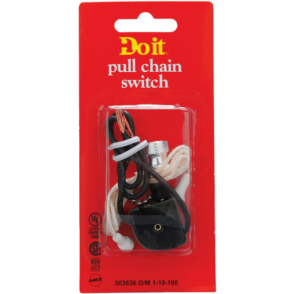 Do it On-Off 3 Ft. Cord Pull Chain Switch C20-10097-000 503636