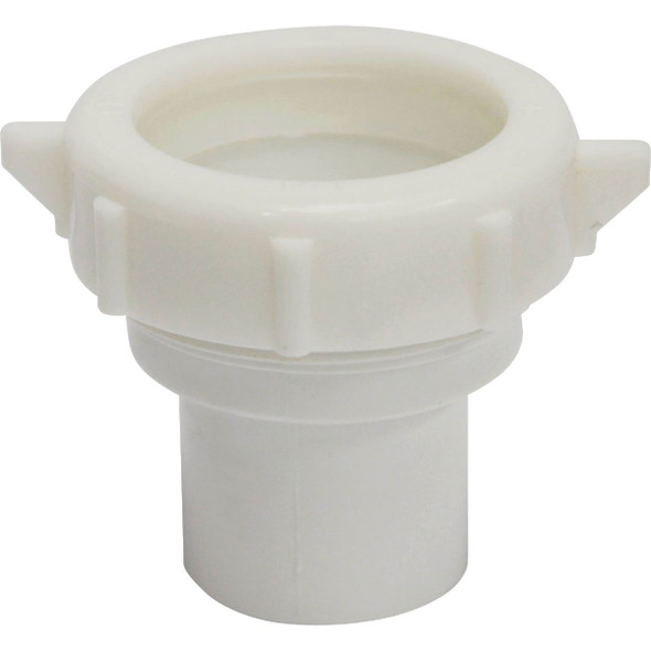 Do it Best 1-1/2 In. x 1-1/4 In. White PVC Slip-Joint Reducer Coupling DIB55-8W