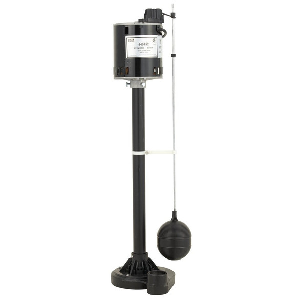 Do it Best 1-2 HP Cast Iron-Stainless Steel Pedestal Sump Pump 5CDH 440752
