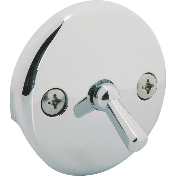 Do it Two-Hole Chrome Bath Drain Face Plate 435489 Do it Two-Hole Chrome Bath Drain Face Plate 435489
