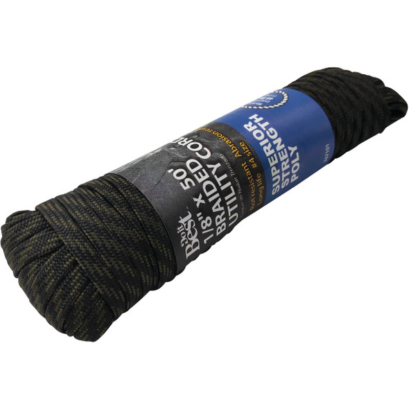 Do it Best 1-8 In. x 50 Ft. Camouflage Braided Polypropylene Paracord 767101 767101
