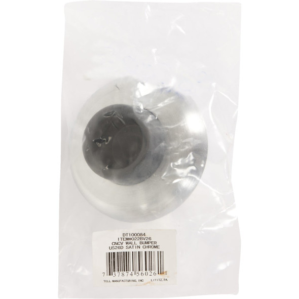 Tell 2-1-2 In. Concave Wall Door Stop DT100084 205389