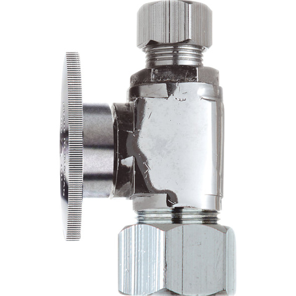 Do it Best 1/2 In. NOM Copper x 3/8 In. OD Quarter Turn Straight Valve DIB63PCLF