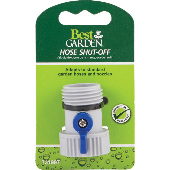 Best Garden Poly Single Hose Shutoff Valve 55055 731997