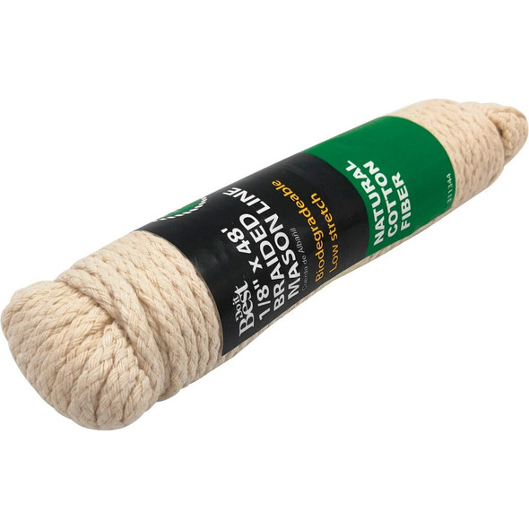 Do it Best 48 Ft. White Braided Cotton Mason Line 311344 311344